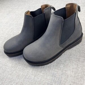 Birkenstock Stalon Chelsea Boots Women's EU 36 Gray Nubuck Leather Vintage